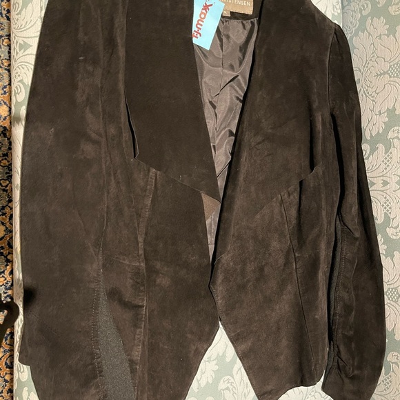 BOD & CHRISTENSEN NWT XL suede leather jacket - Picture 4 of 6